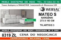 WERSAL - MATEO S NAROŻNIK TK.ARTICO 3